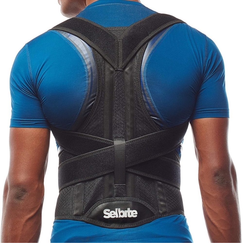 Selbite Black Back Support Brace